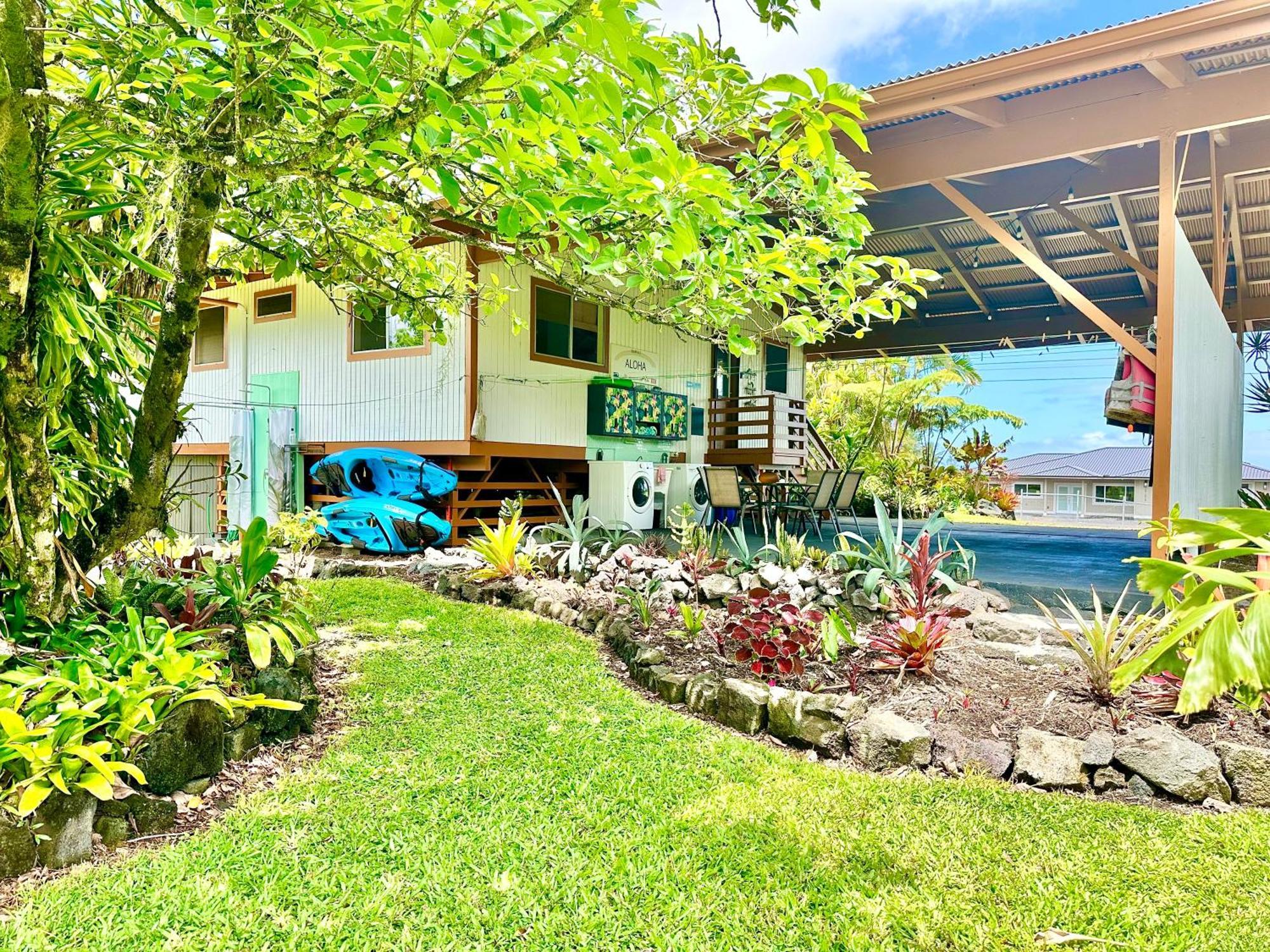 Puna Zen Botanical Garden Retreat Keaau Exteriör bild